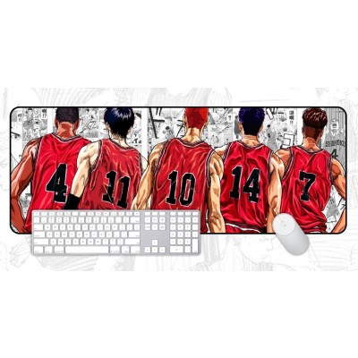 Slam Dunk hand-painted sketch large mouse pad Office keyboard pad table mat