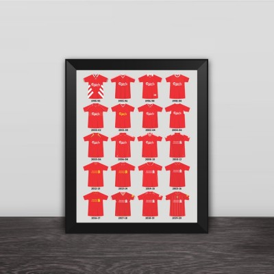Liverpool historic jersey photo frame
