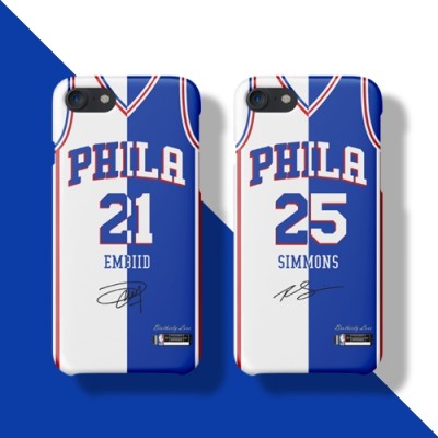 Philadelphia 76 person jersey phone case