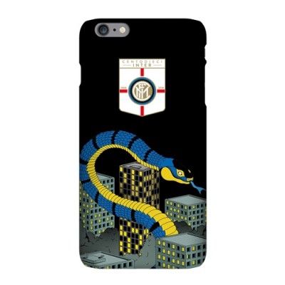 Inter Milan city map frosted phone case