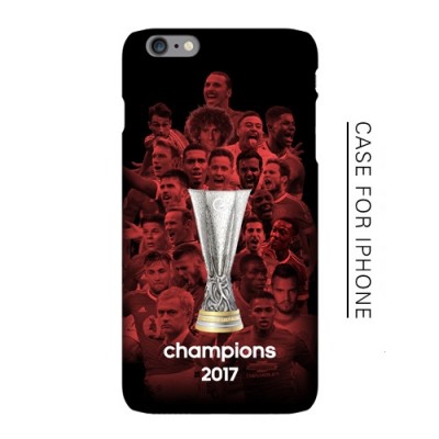Red Devils Europa League champion frosted mobile phone cases