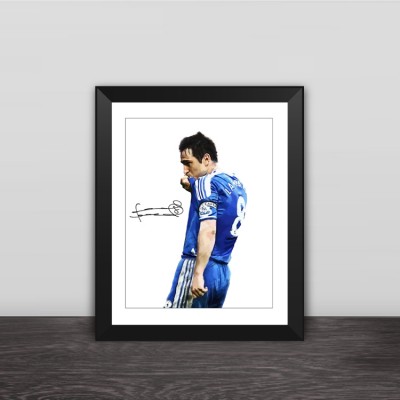 Chelsea Lampard oil painting art solid wood decorative photo frame photo wall table hanging frame
