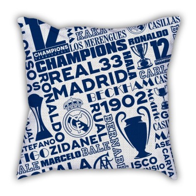 C Ronaldo Golden Jubilee Memorial Royal Madrid Sofa Cotton Pillow Car Pillow