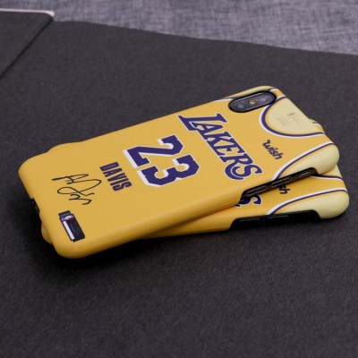 James Davis Los Angeles Lakers Vintage Yellow Phone Case