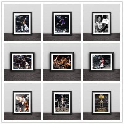 signature photo frame Kobe retired  Los Angeles Lakers Kobe series fans gift table swing basketball photo wall