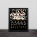 2014 Spurs Champion Family Portrait Wood Photo Frame
