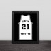 Spurs Tim Duncan retired jerseys solid wood decorative photo frame photo wall table hanging frame