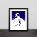 Real Madrid Zidane back view illustration solid wood decorative photo frame photo wall table hanging frame
