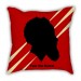 James Harden silhouette head portrait pillow sofa cotton and linen texture car pillow cushion gift