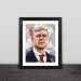 Arsenal Wenger art oil painting solid wood decorative photo frame photo wall