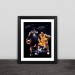 Iverson VS Kobe classic matchdown wood decorative photo frame photo wall