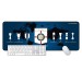 Inter Milan legendary super large mouse pad office keyboard pad table mat
