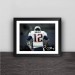 New England Patriot Brady back portrait solid wood decorative photo frame photo wall table hanging frame