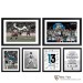 Real Madrid 13 crown solid wood decorative photo frame photo wall table decoration Bell C Roche Champion champion art hanging frame