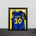 Golden State Warrior Curry jersey illustration solid wood decorative photo frame photo wall table hanging frame