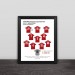 2019 Liverpool reverses Barcelona lineup solid wood decorative photo frame photo wall