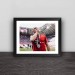 Bayern Ribéry home farewell section solid wood decorative photo frame photo wall table hanging frame