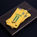 2018 World Cup Brazil home jersey iphone mobile phone cases Neymar