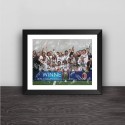 AC Milan 2007 Champions League champion team signature solid wood decorative photo frame photo wall table hanging frame Inzaghi