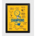 Warriors win the team signature photo frame Curry lore Thompson Durant Warriors fans gift