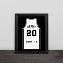 Spur Ginobili retired jerseys solid wood decorative photo frame photo wall
