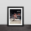 Michael Jordan classic step back solid wood decorative photo frame photo wall table hanging frame