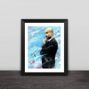 Guardiola art oil painting solid wood decorative photo frame photo wall table hanging frame