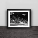 Michael Jordan free throw line jump dunk wood decorative photo frame photo wall
