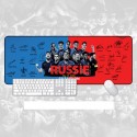 French team team signature section large mouse pad office keyboard pad table mat Grinzman Bape Bogba