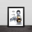 Golden State Warrior Clay Thompson photo solid wood decorative photo frame photo wall