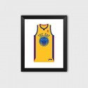 Golden State Warrior host guest shirt solid wood decorative photo frame photo wall table hanging frame