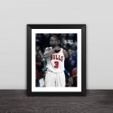 Heat Dwyane Wade classic lore models solid wood decorative photo frame photo wall table set home fans gift