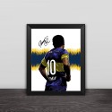 Boca youth Riquelme back portrait solid wood decorative photo frame photo wall table hanging frame