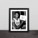 Kobe Bryant 81 points commemorative models solid wood decorative photo frame photo wall table hanging frame