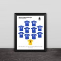 2015-16 season Leicester City Premier League champion classic lineup solid wood decorative photo frame photo wall