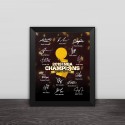 2019 Toronto Raptors Championship team signature wood photo frame photo wall