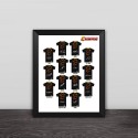 2016 Cavalier Champion jersey illustration solid wood decorative photo frame 