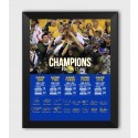 Warriors win team signature photo frame Curry lore Thompson Durant Warriors fans gift