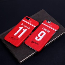 Liverpool home jerseys in the 18-19 season, matte phone cases  Salah