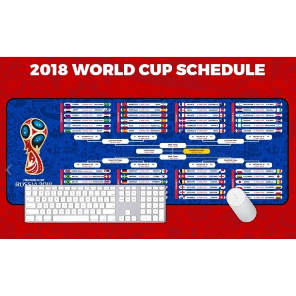 2018 World Cup Race Oversized Mouse Pad Office Keyboard Pad Table Mat