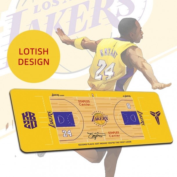 Warriors Lakers Rocket Spurs Thicken Slip Eat Chicken Game Mouse Pad Basketball Gift Extra Large Office Mouse Pad