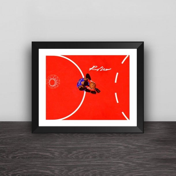 Thunder Westbrook dunk shot photo frame