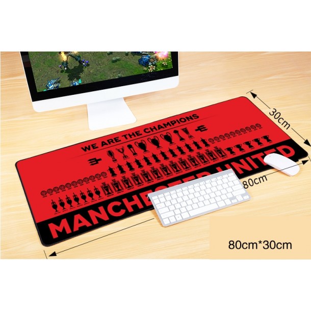 Red Devil Champion Grand Slam Large Mouse Pad Office Keyboard Mat Table Mat Gift