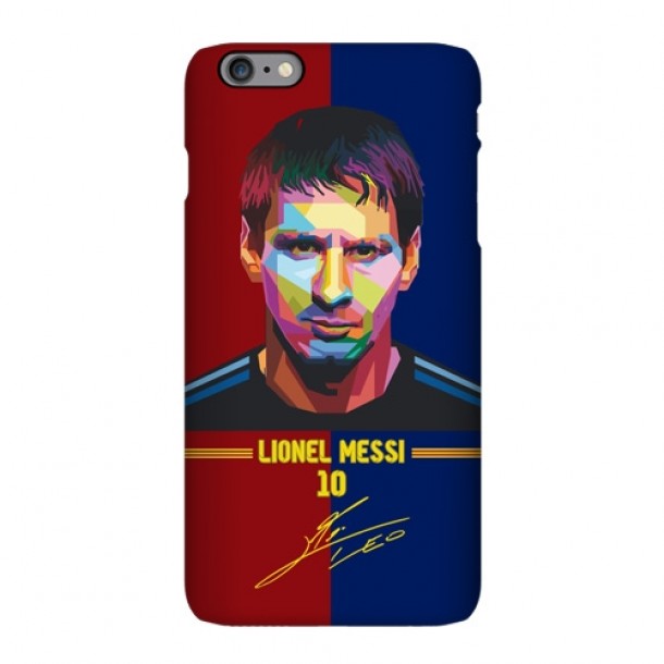 Messi WPAP illustration matte phone case