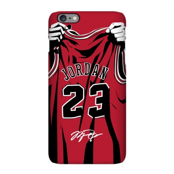 Jordan hanging jersey illustration poster series matte phone case