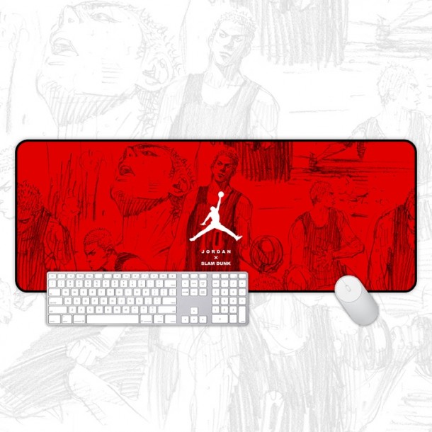 Michael Jordan flying man evolution history large mouse pad