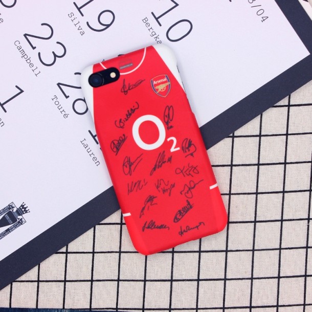 03 / 04 Arsenal undefeated season signature frosted Apple phone cases
