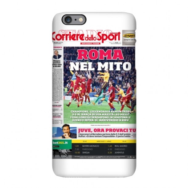 Rome reverses Barcelona Rome sports headline terms matte phone case