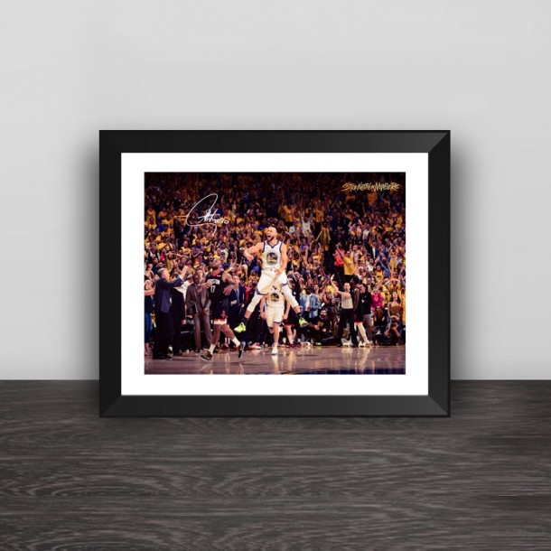 Stephen Curry domineering celebration wood decorative photo frame photo wall table hanging frame