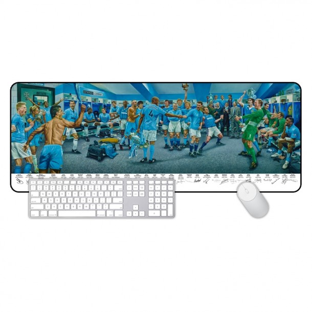 Manchester City famous oil painting art models large mouse pad learning office keyboard table mat